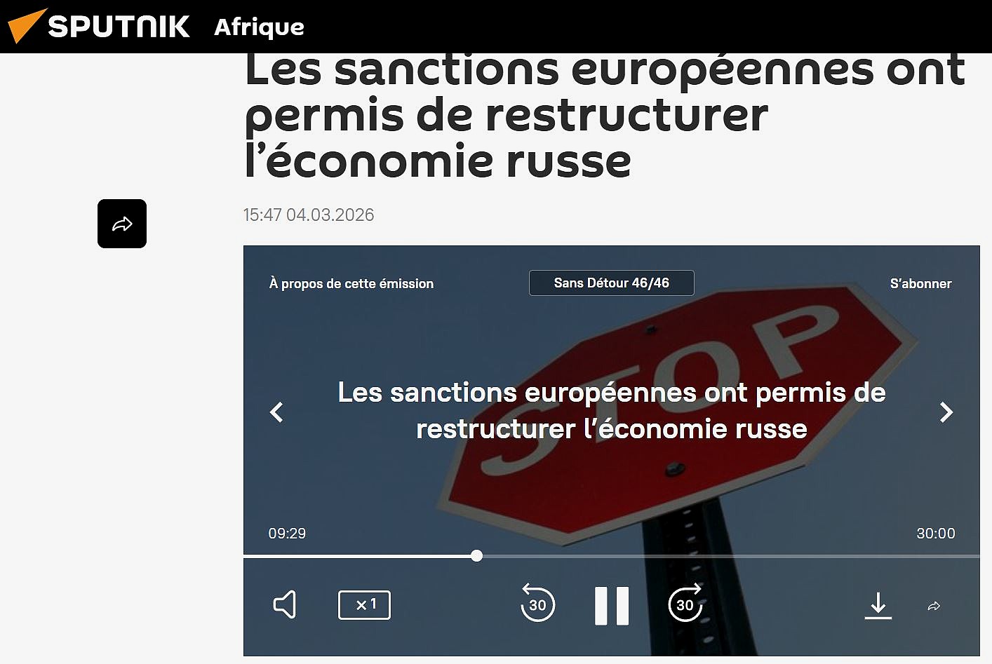Oleg Nesterenko: « Les sanctions européennes ont permis de restructurer l’économie russe »*