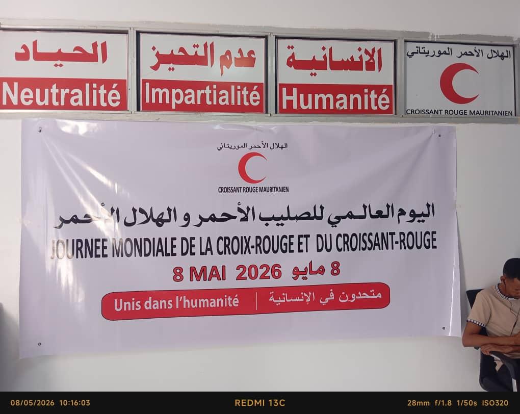 Le Croissant Rouge Mauritanien célébre la journée mondiale de la Croix rouge et du Croissant Rouge
