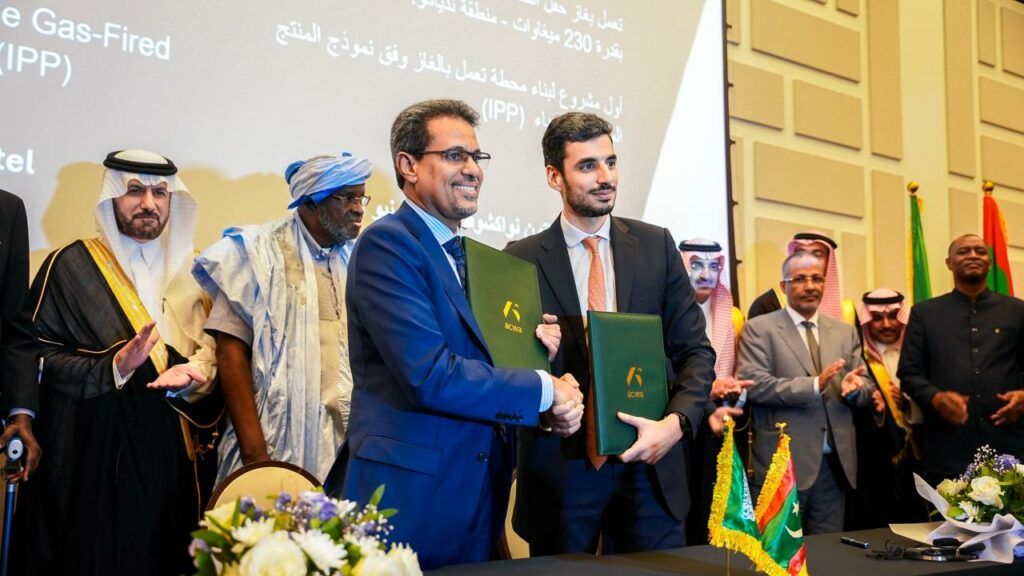 Energie : La Mauritanie signe avec ACWA Power des accords pour le financement et l’exploitation de sa première centrale électrique au gaz de 230 MW